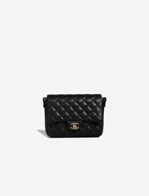 Chanel Timeless Mini Rectangular Lamb Black Front | Sell your designer bag