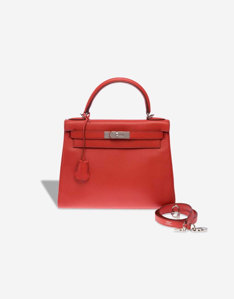 Hermès Kelly 28 Epsom Rose Jaipur Front | Sell your designer bag