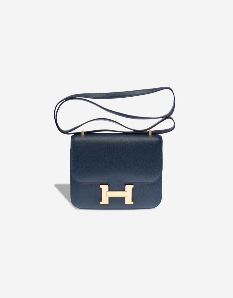 Hermès Constance 18 Evercolor Bleu de Malte Front | Sell your designer bag