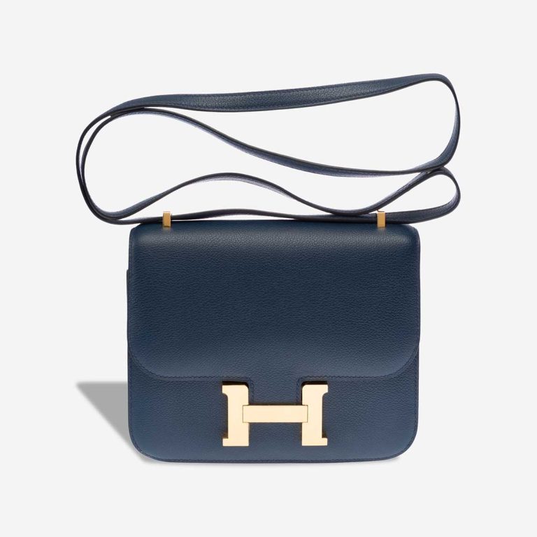 Hermès Constance 18 Evercolor Bleu de Malte Front | Sell your designer bag