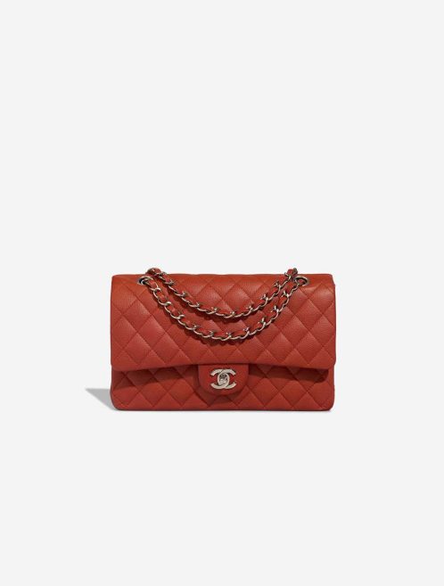 Chanel Timeless Medium Caviar Brique Red Front | Sell your designer bag