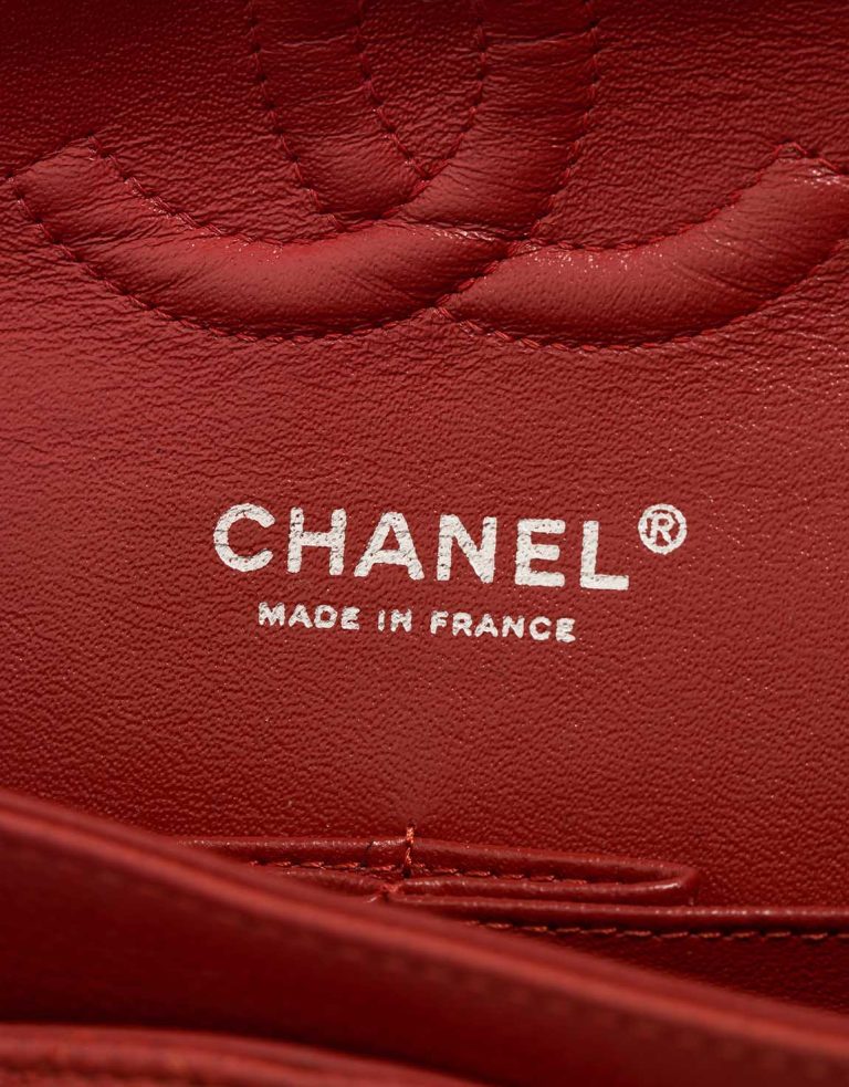 Chanel Timeless Medium Caviar Brique Red Logo | Sell your designer bag