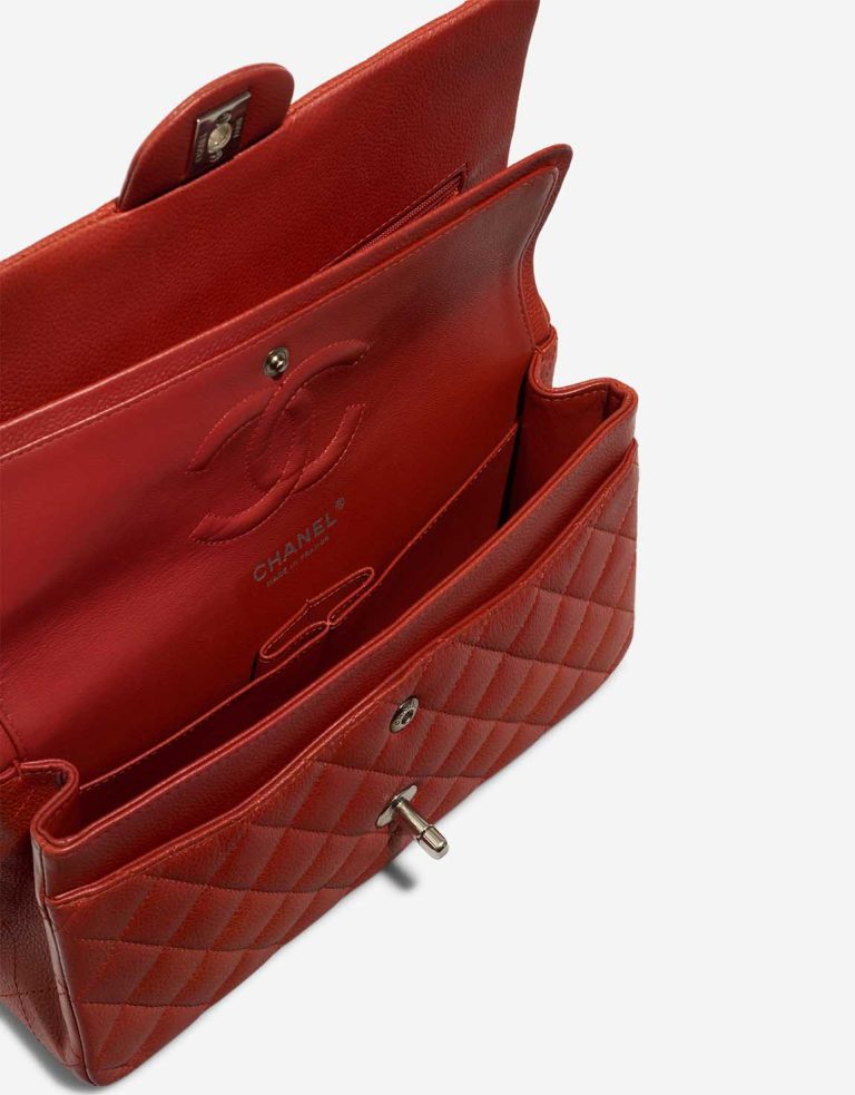 Chanel Timeless Medium Caviar Brique Red Inside | Sell your designer bag