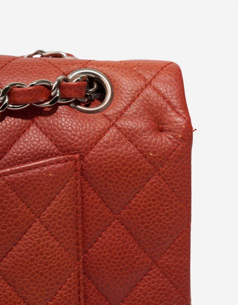 Chanel Timeless Medium Caviar Brique Red Signs of wear | Sell your designer bag