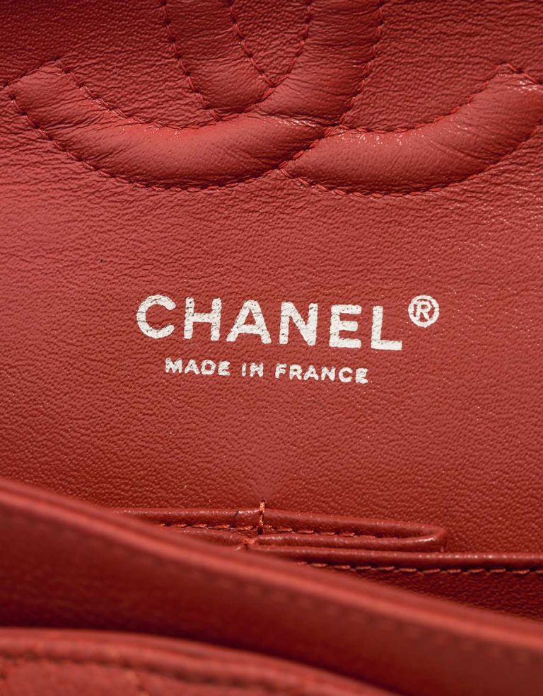 Chanel Timeless Medium Caviar Brique Red Logo | Sell your designer bag