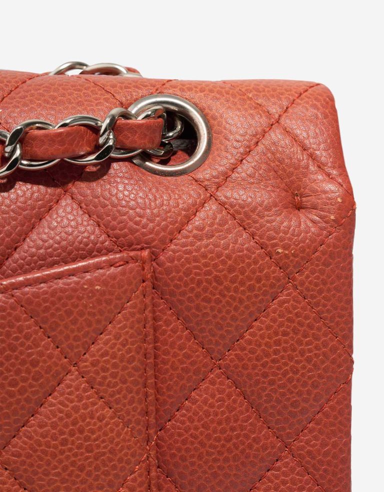 Chanel Timeless Medium Caviar Brique Red Signs of wear | Sell your designer bag