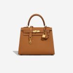 Hermès Kelly 25 Epsom Gold Front | Sell your designer bag