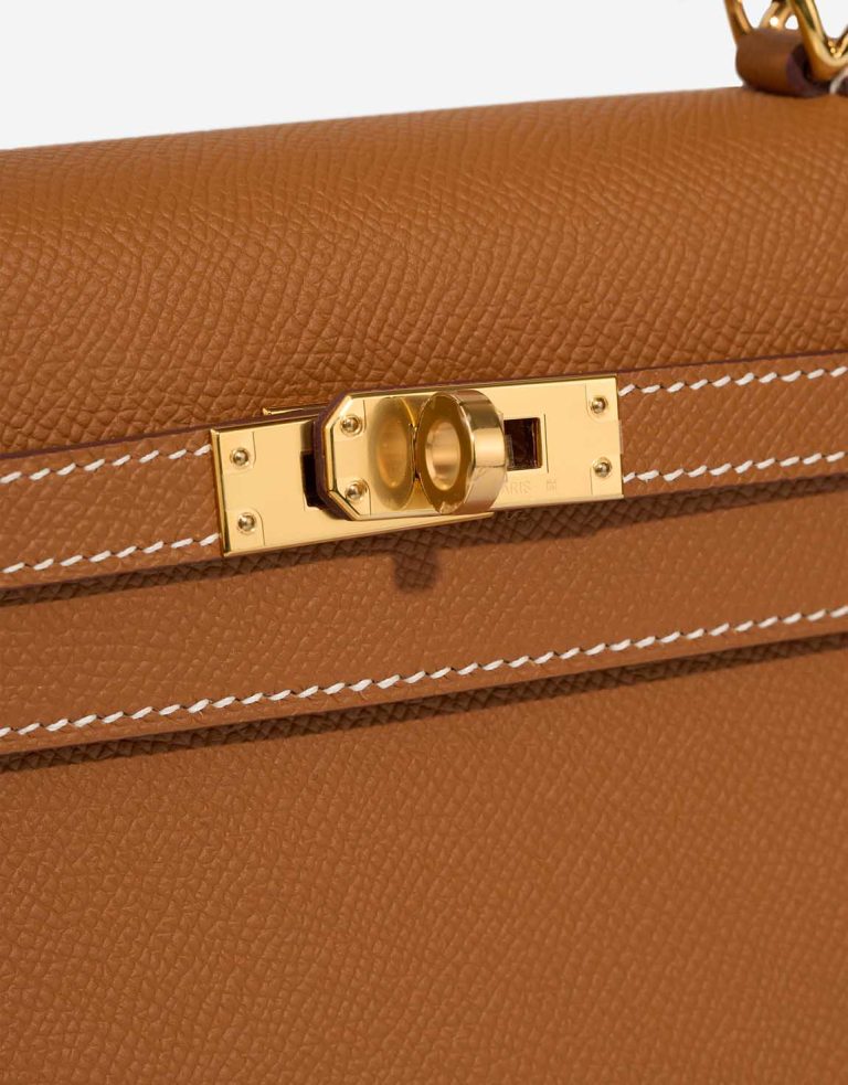 Hermès Kelly 25 Epsom Gold Closing System | Sell your designer bag