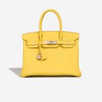 Hermès Birkin 30 Taurillon Clémence Lime Front | Sell your designer bag