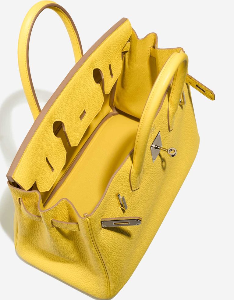 Hermès Birkin 30 Taurillon Clémence Lime Inside | Sell your designer bag