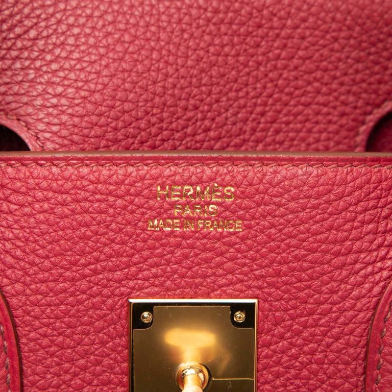 Hermès Birkin 35 Togo Rouge Casaque Logo | Sell your designer bag