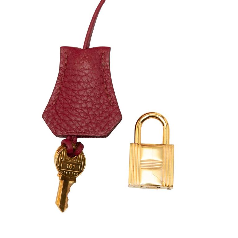 Hermès Birkin 35 Togo Rouge Casaque Signs of wear | Sell your designer bag