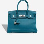 Hermès Birkin 30 Clémence Cobalt Front | Sell your designer bag