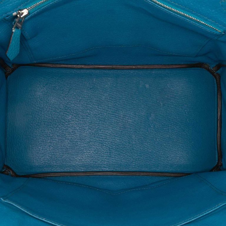 Hermès Birkin 30 Clémence Cobalt Inside | Sell your designer bag