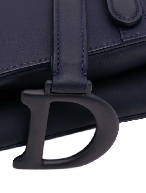 Dior Saddle Medium Calf Dark Plum Closing System | Sell your designer bag