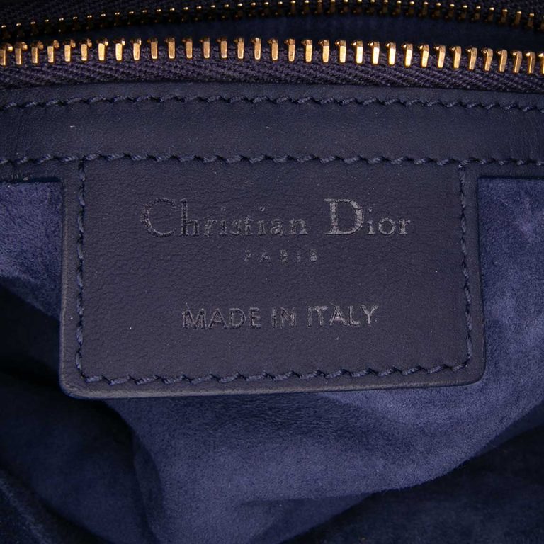 Dior Saddle Medium Calf Dark Plum Logo | Sell your designer bag