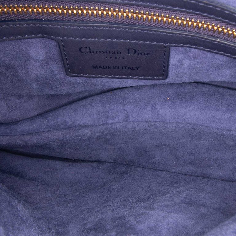 Dior Saddle Medium Calf Dark Plum Inside | Sell your designer bag