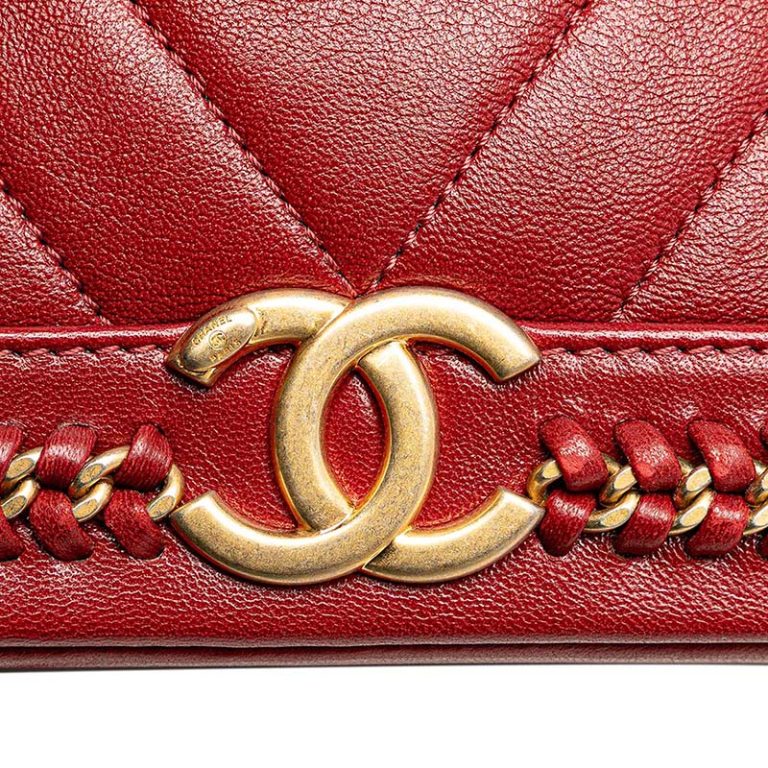 Chanel Bucket Bag Lamb Red Front | Sell your designer bag