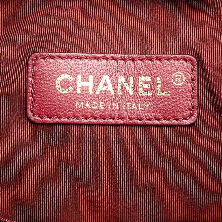 Chanel Bucket Bag Lamb Red Logo | Sell your designer bag