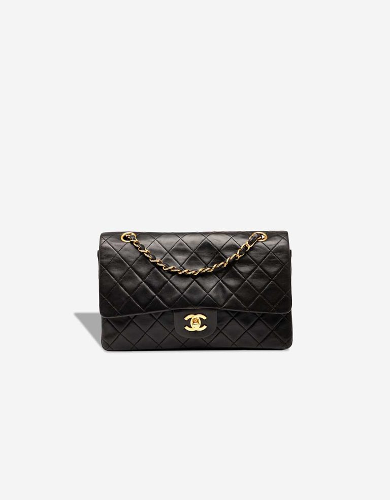 Chanel Timeless Medium Lamb Black Front | Sell your designer bag