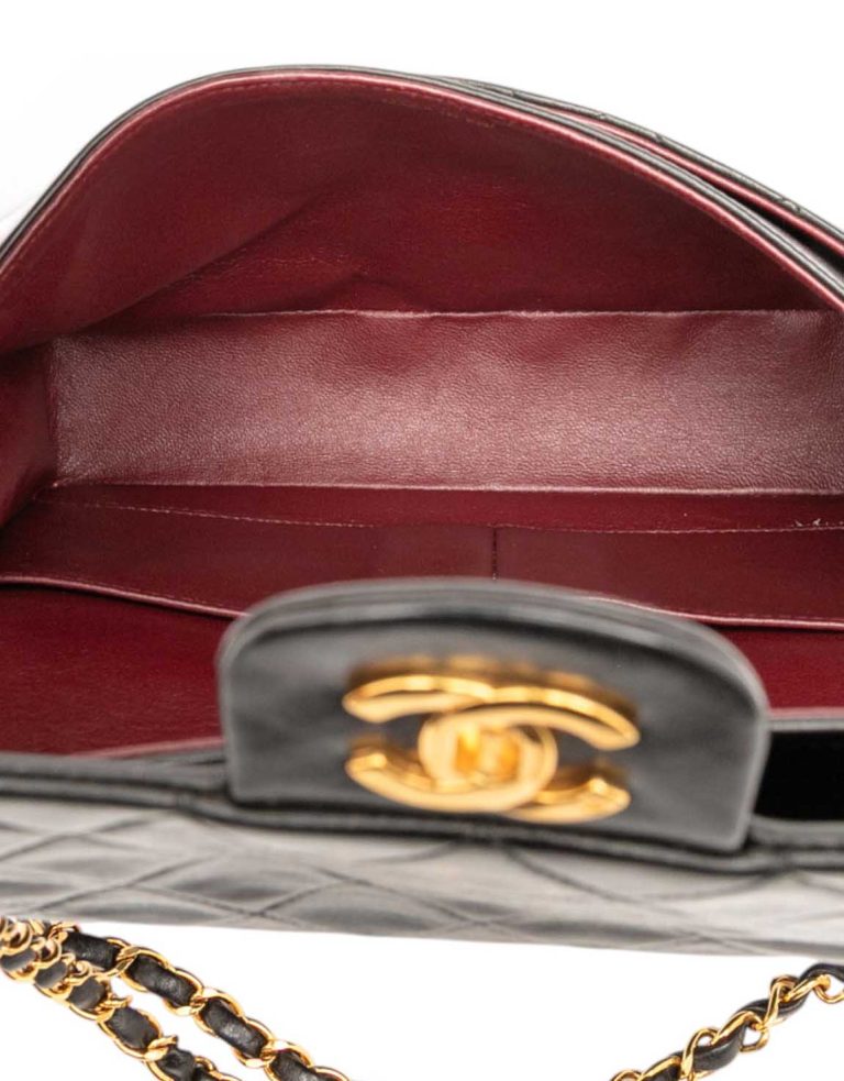 Chanel Timeless Medium Lamb Black Inside | Sell your designer bag