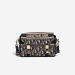 Dior Diorcamp Small Oblique Jacquard / Calf Blue Front | Sell your designer bag