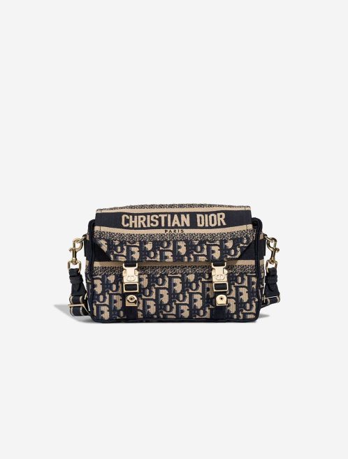 Dior Diorcamp Small Oblique Jacquard / Calf Blue Front | Sell your designer bag