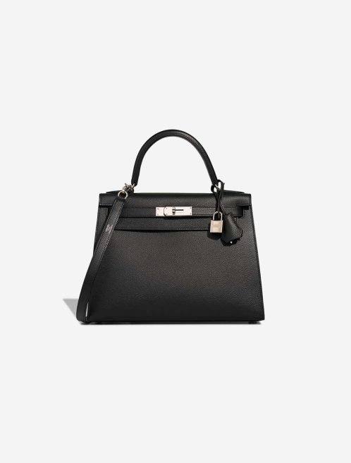 Hermès Kelly 28 Epsom Black Front | Sell your designer bag