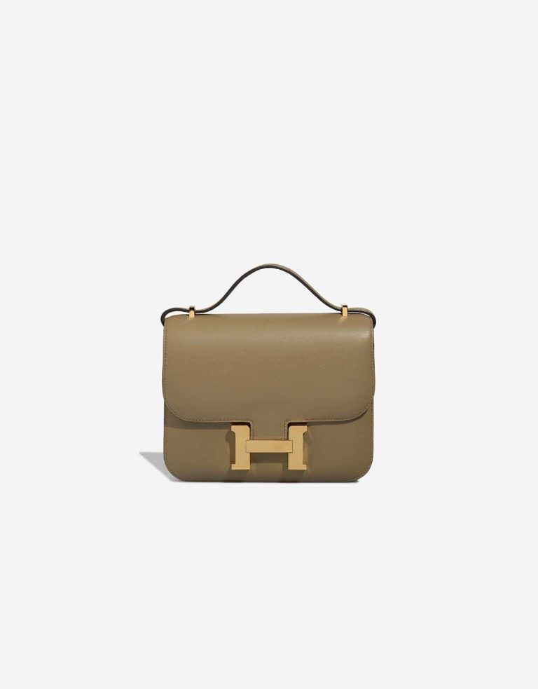 Hermès Constance 18 Evercolor Beige de Weimar Front | Sell your designer bag