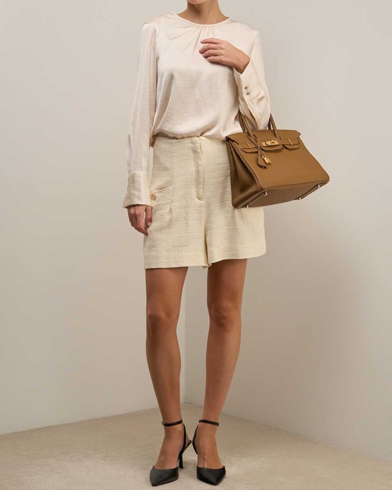 Hermès Birkin 30 Togo Bronze Dore Front | Sell your designer bag