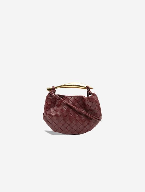 Bottega Veneta Sardine Mini Lamb Burgundy Front | Sell your designer bag