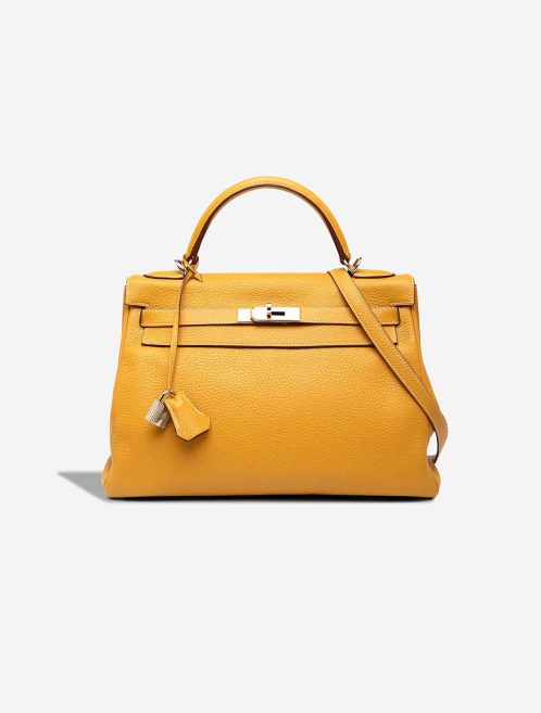 Hermès Kelly 32 Clémence Moutarde Front | Sell your designer bag