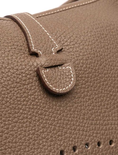 Hermès Evelyne 29 Taurillon Clémence Étoupe Closing System | Sell your designer bag