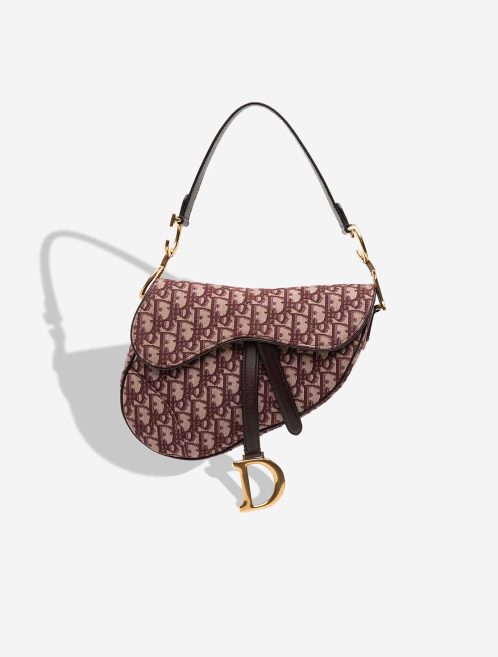 Dior Saddle Medium Canvas Red Front | Verkaufen Sie Ihre Designer-Tasche