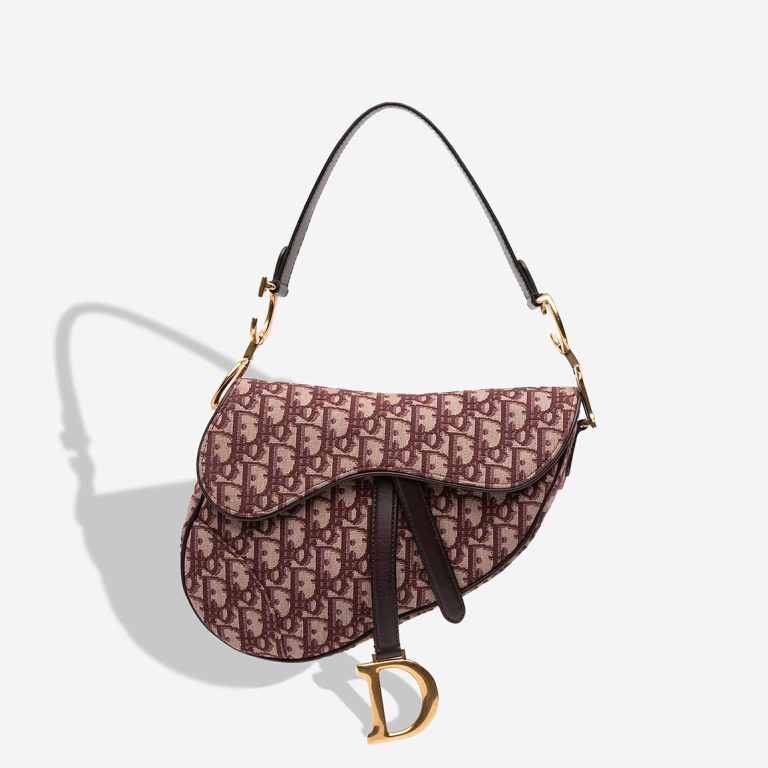 Dior Saddle Medium Canvas Red Front | Sell your designer bag