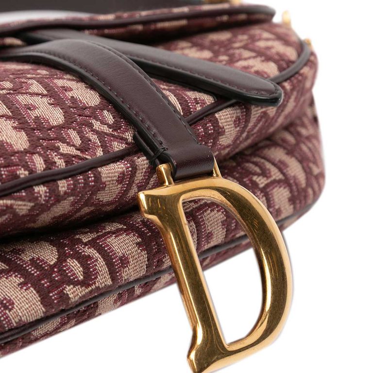 Dior Saddle Medium Canvas Red Front | Sell your designer bag