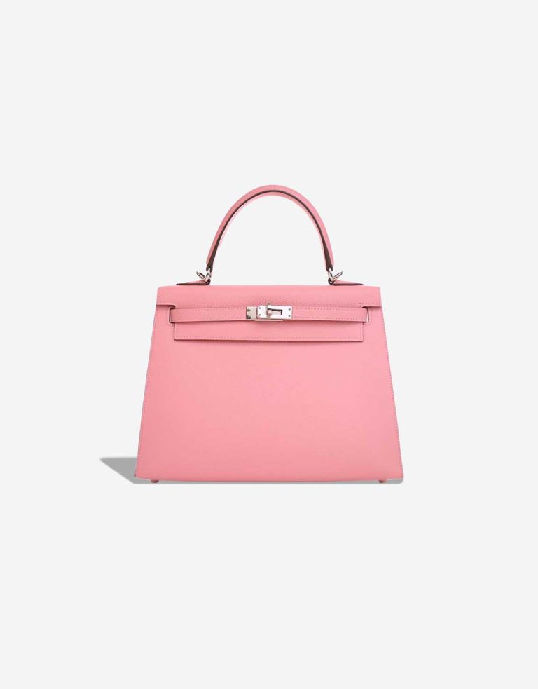 Hermès Kelly 25 Epsom Rose Confetti Front | Sell your designer bag
