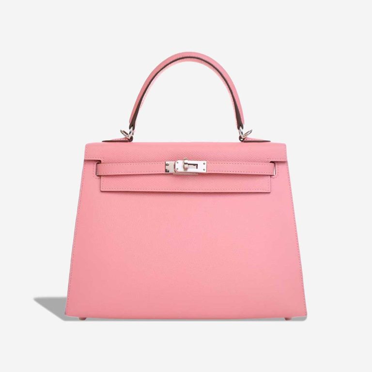Hermès Kelly 25 Epsom Rose Confetti Front | Sell your designer bag