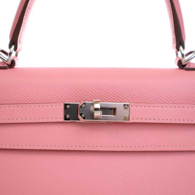 Hermès Kelly 25 Epsom Rose Confetti Front | Sell your designer bag