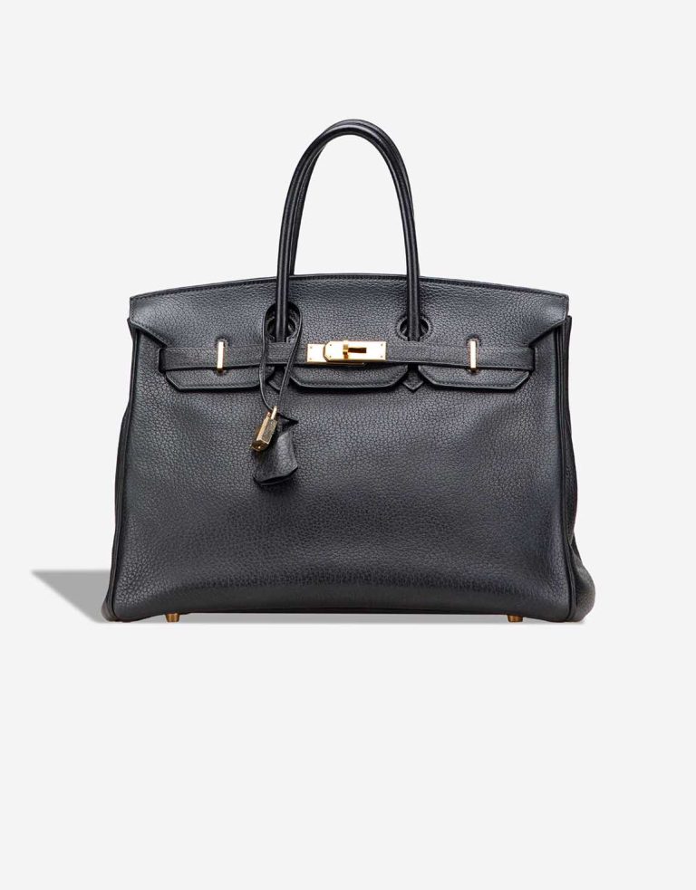 Hermès Birkin 35 Togo Black Front | Sell your designer bag