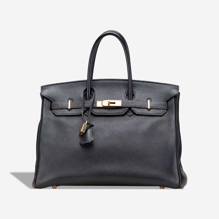 Hermès Birkin 35 Togo Black Front | Sell your designer bag