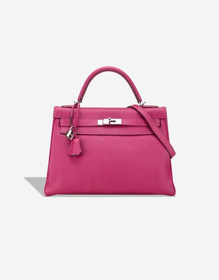 Hermès Kelly 32 Togo Rose Pourpre Front | Sell your designer bag