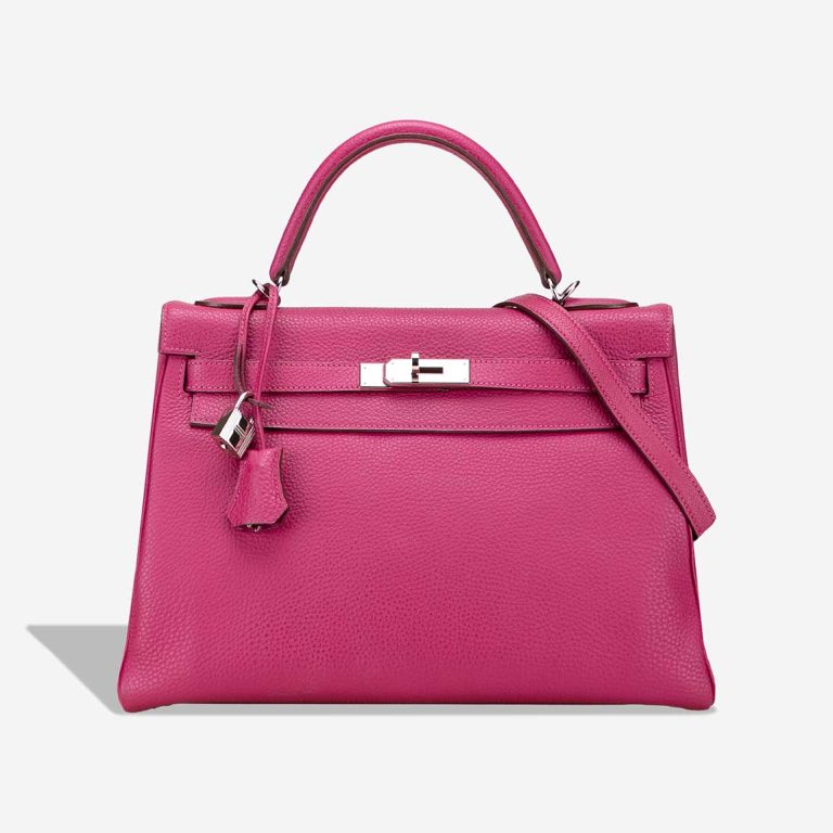 Hermès Kelly 32 Togo Rose Pourpre Front | Sell your designer bag
