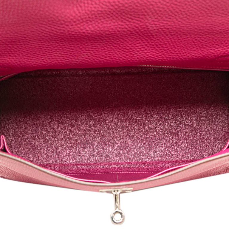 Hermès Kelly 32 Togo Rose Pourpre Inside | Sell your designer bag