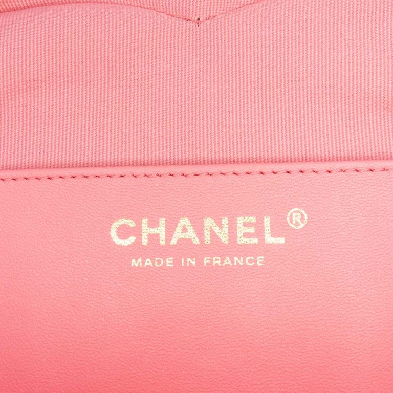 Chanel Timeless Heart Large Lamb Pink Logo | Sell your designer bag