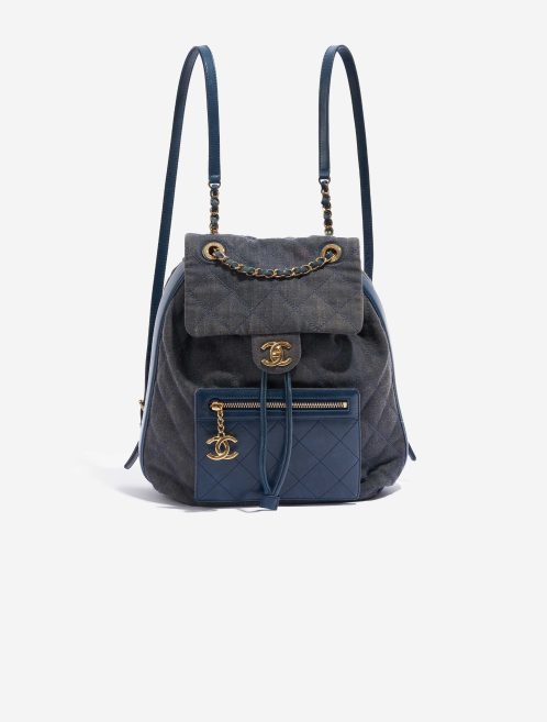 Pre-owned Chanel bag Timeless Backpack Denim Blue Blue | Sell your designer bag on Saclab.com