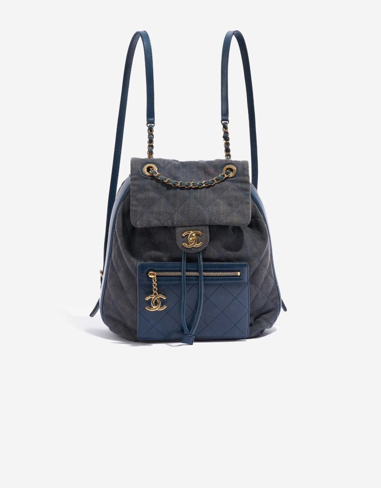 Pre-owned Chanel bag Timeless Backpack Denim Blue Blue | Sell your designer bag on Saclab.com