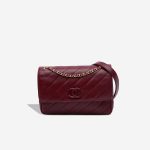 Chanel Timeless Flap Bag Small Lamb Bordeaux Front | Sell your designer bag