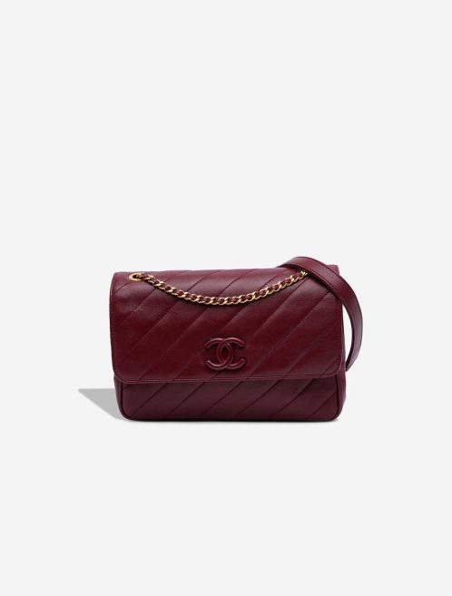 Chanel Timeless Flap Bag Small Lamb Bordeaux Front | Sell your designer bag