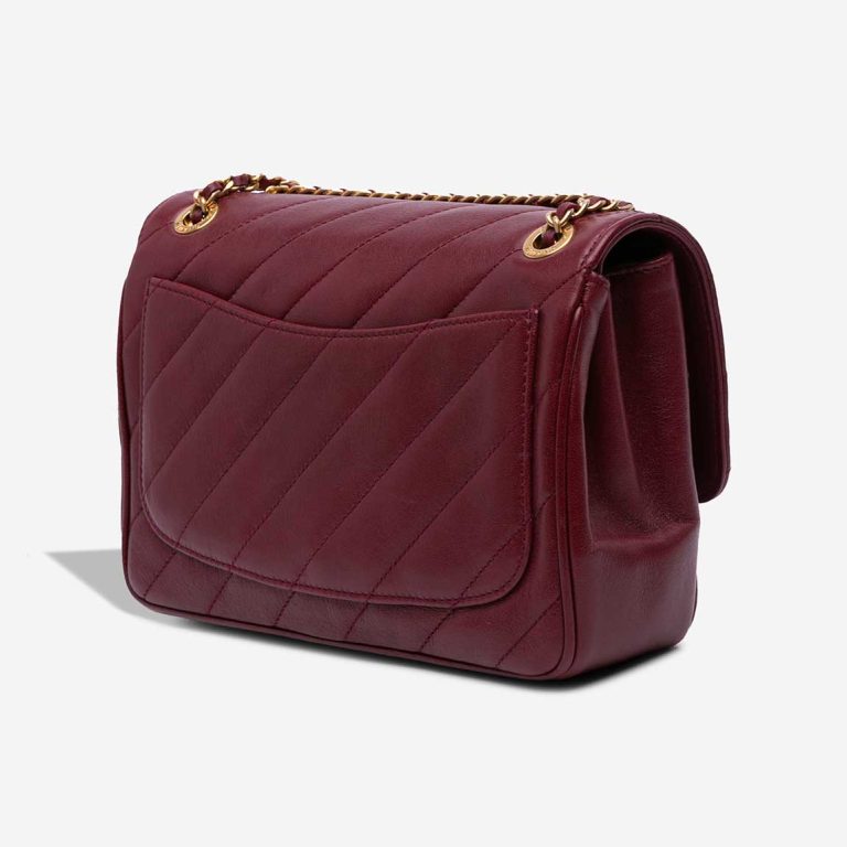 Chanel Timeless Flap Bag Small Lamb Bordeaux | Sell your designer bag